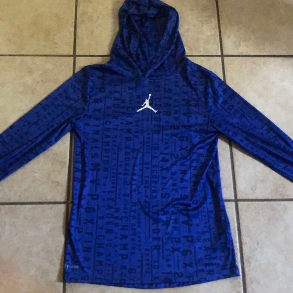 Blue Jordan hoodie
